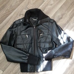 Cropped Bomber Jacket
